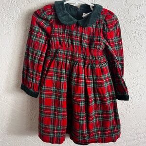 Amazon Essentials Green and Red Plaid Dress
